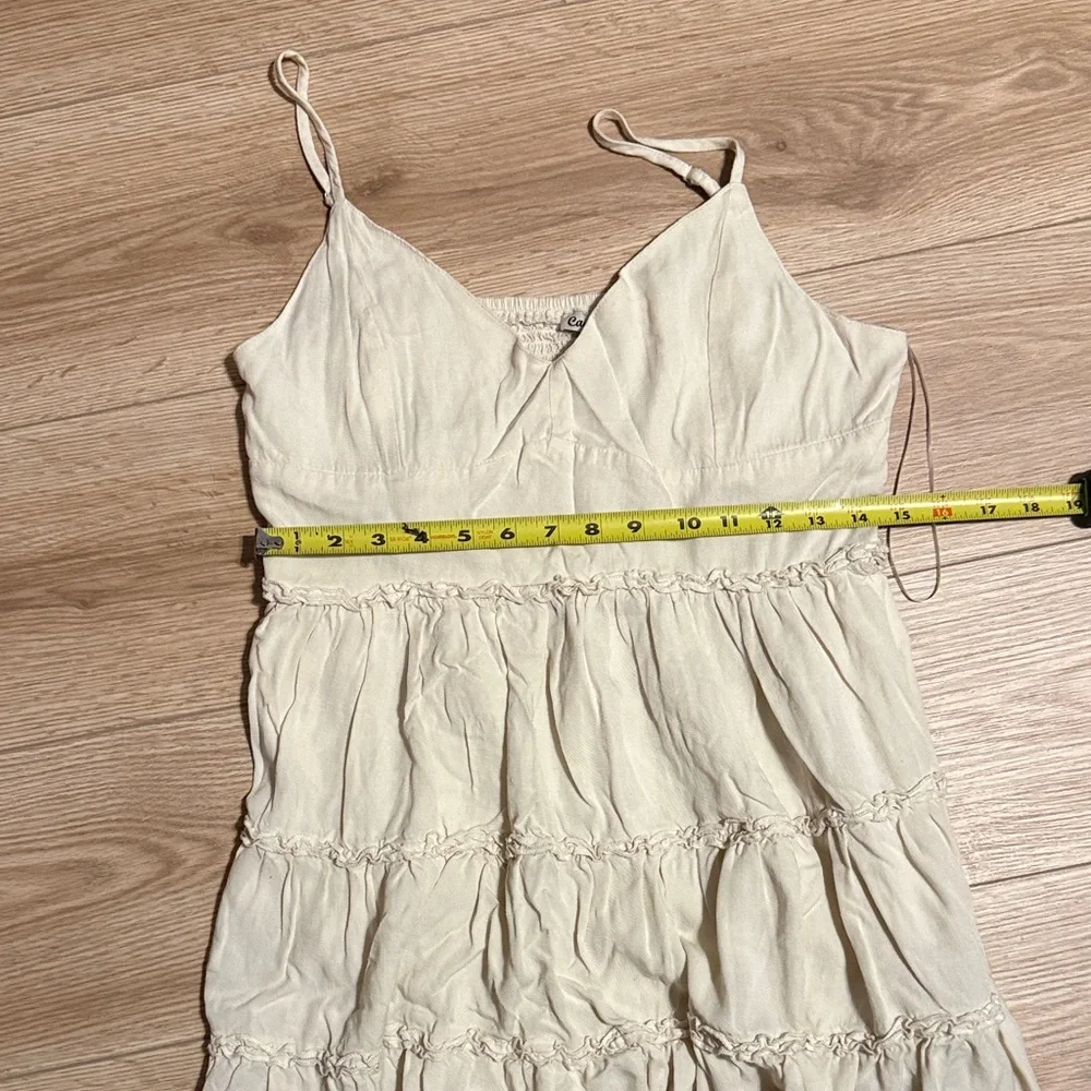 Cream Spaghetti Strap Dress - Picture 4 of 6